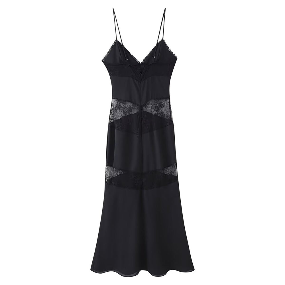 Glamouröses Spitze-Maxikleid für Abendanlässe
