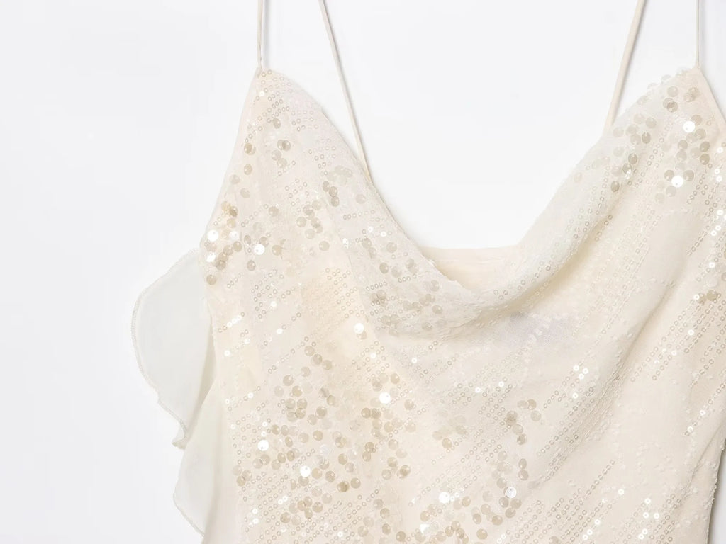Glamouröses Stufen-Minikleid