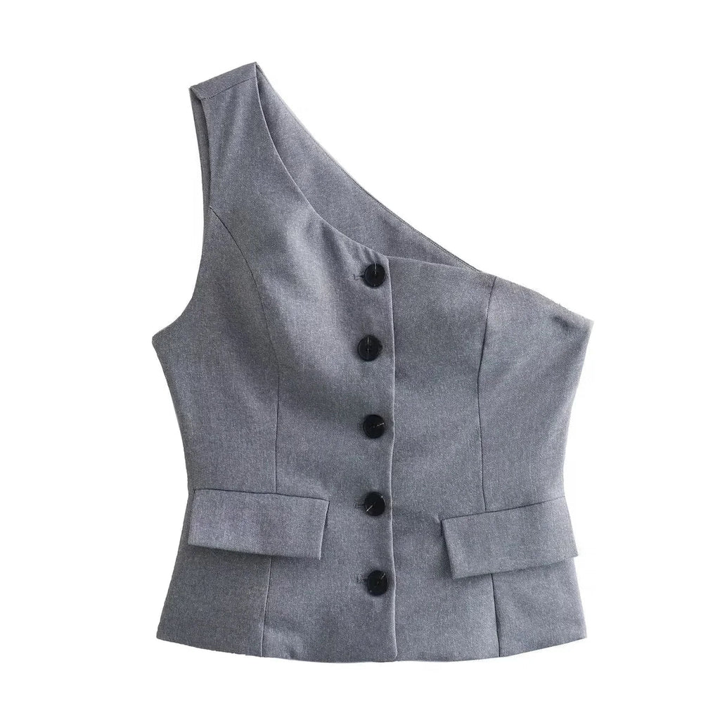 Zweiteiliges Herbst-Set mit Weste und Hose
