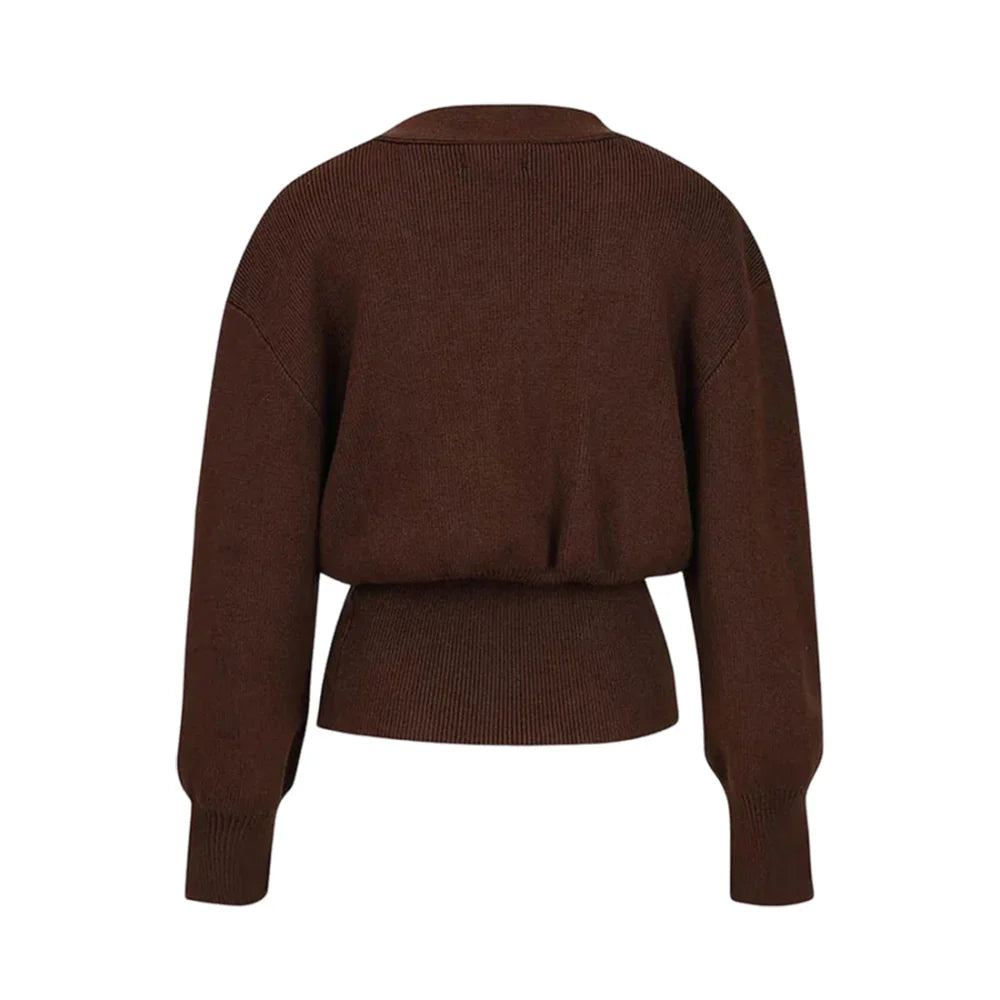 Maya - Strickjacke mit ungewöhnlichen Knöpfen