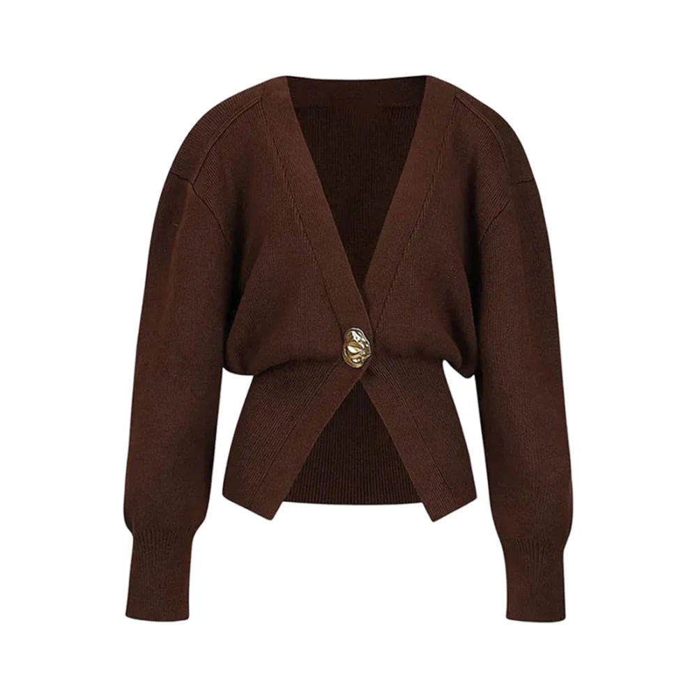 Maya - Strickjacke mit ungewöhnlichen Knöpfen