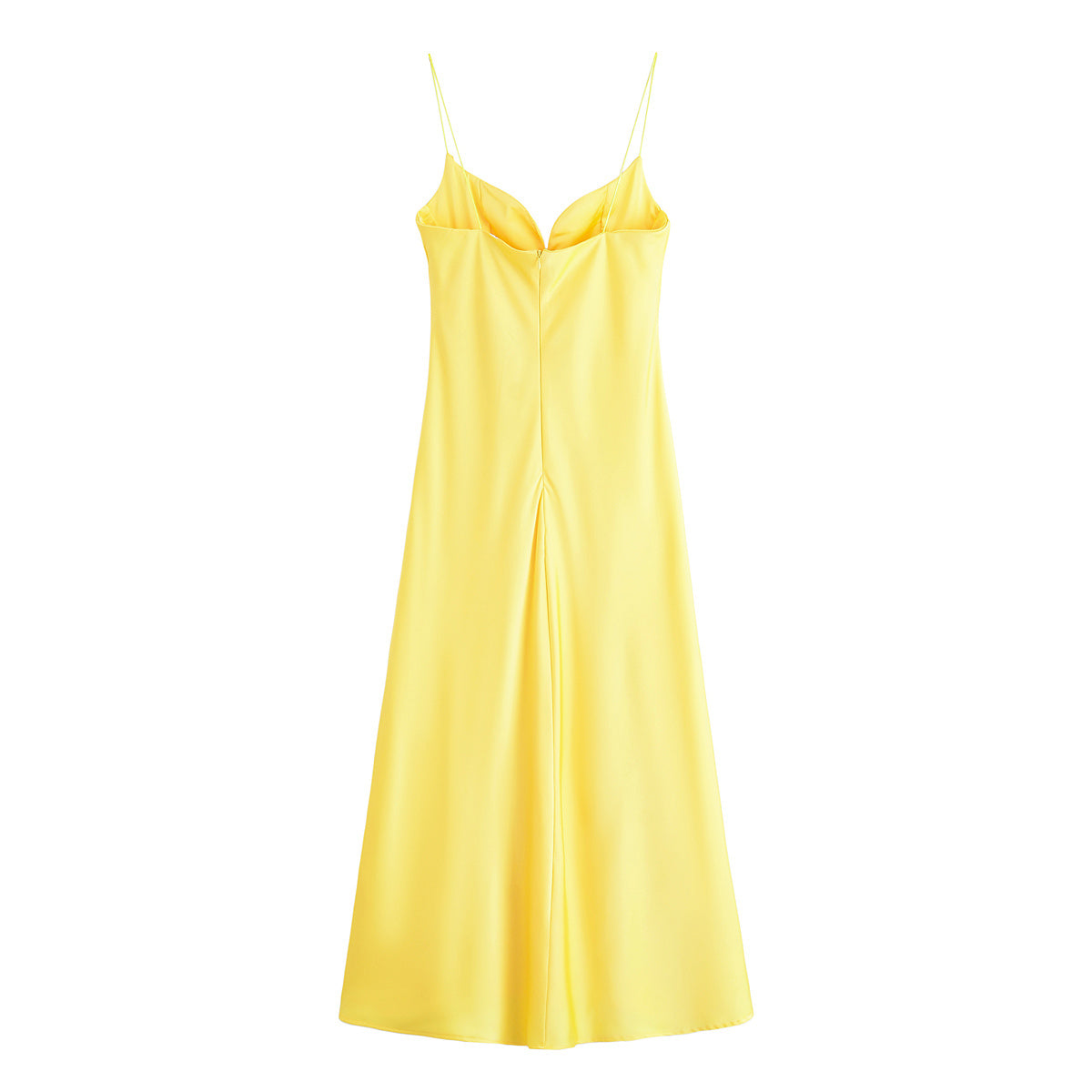 Elegantes Satin-Maxikleid