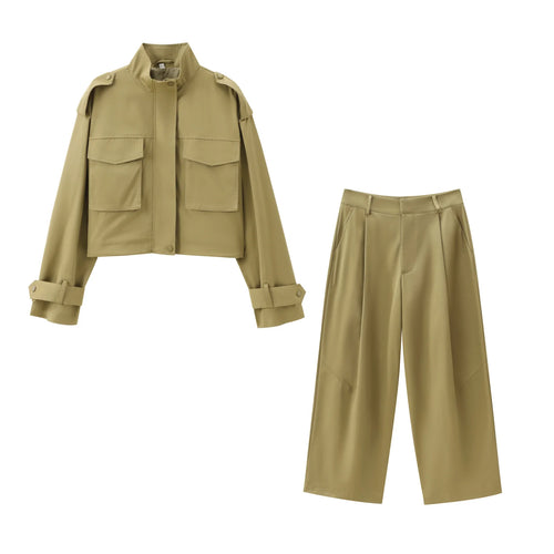 Annabelle -Zweiteiliges Hosen-Set mit langen Ärmeln