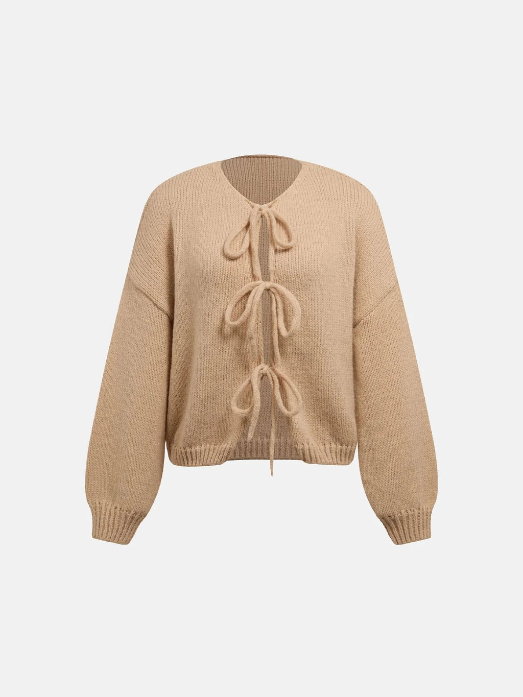 Holly - Eleganter Damen-Strickjackenpullover