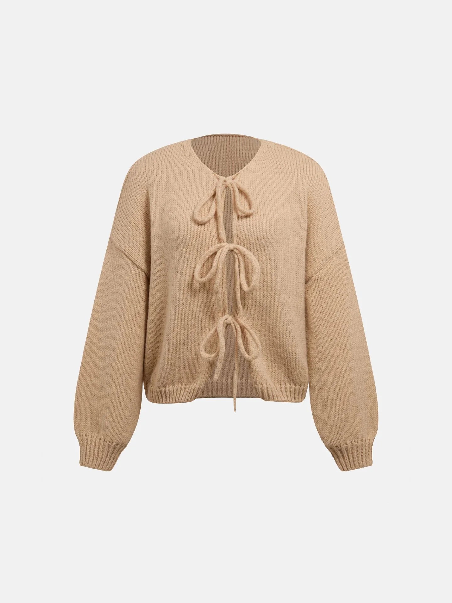 Holly - Eleganter Damen-Strickjackenpullover