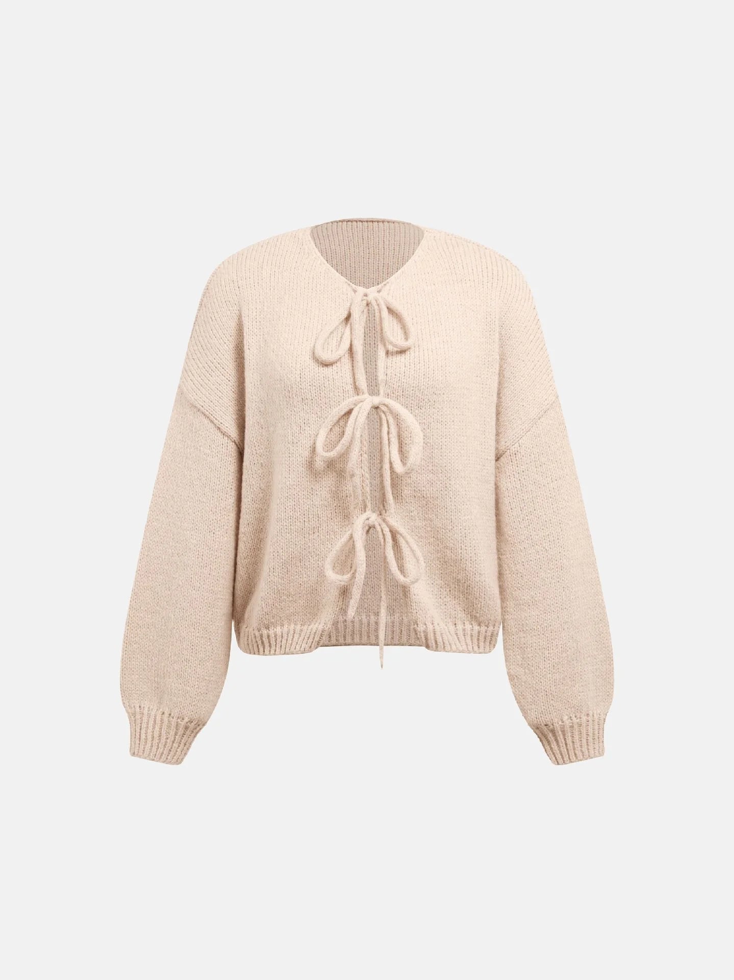 Holly - Eleganter Damen-Strickjackenpullover