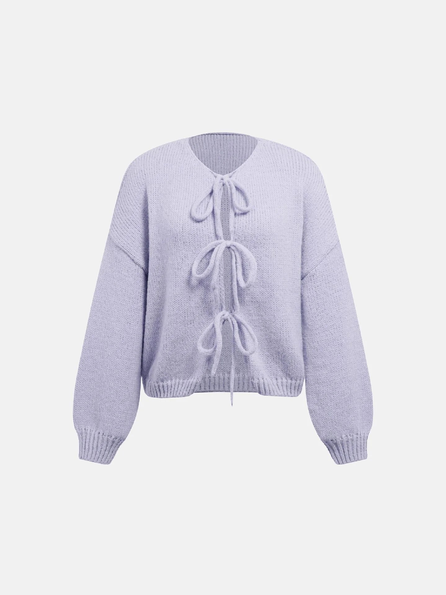 Holly - Eleganter Damen-Strickjackenpullover