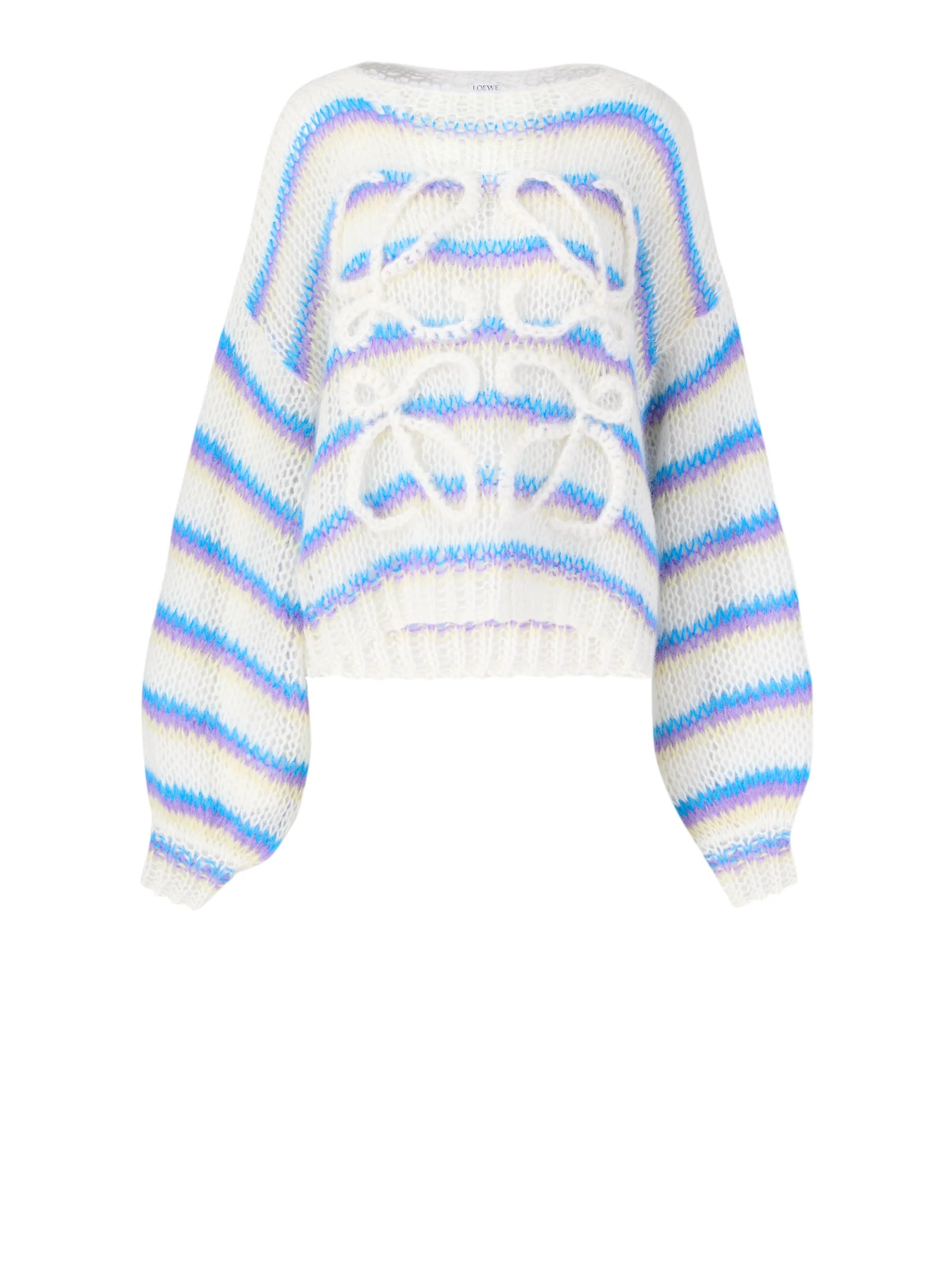 Lola - Damen-Strickpullover, gestreift