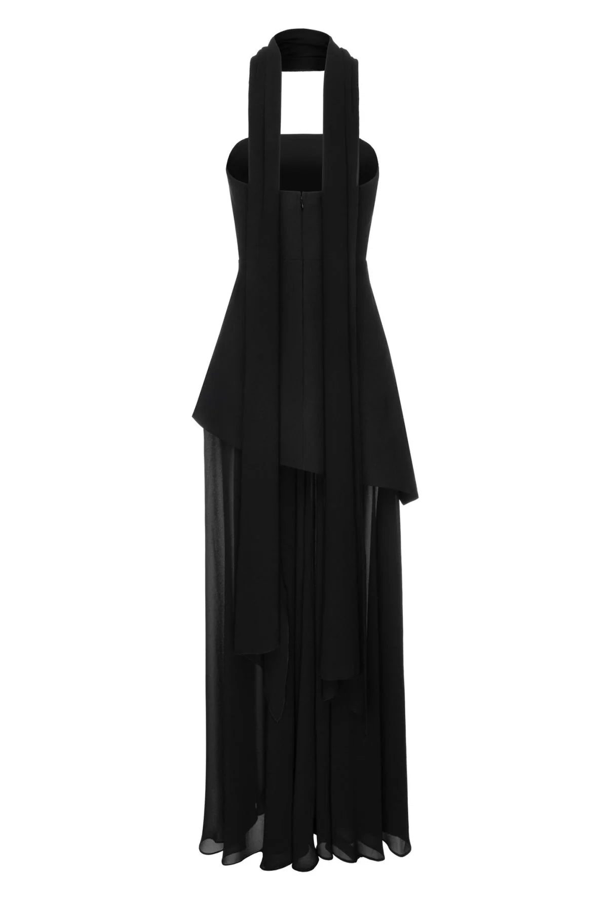 Elisse - Combhasaki Elegantes Maxikleid mit hohem Schlitz