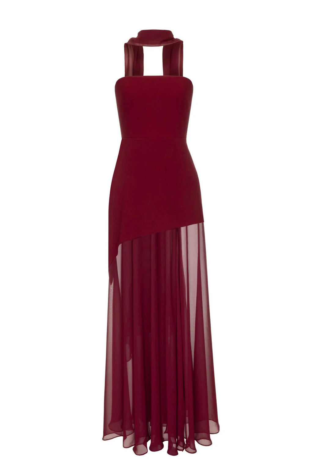 Elisse - Combhasaki Elegantes Maxikleid mit hohem Schlitz
