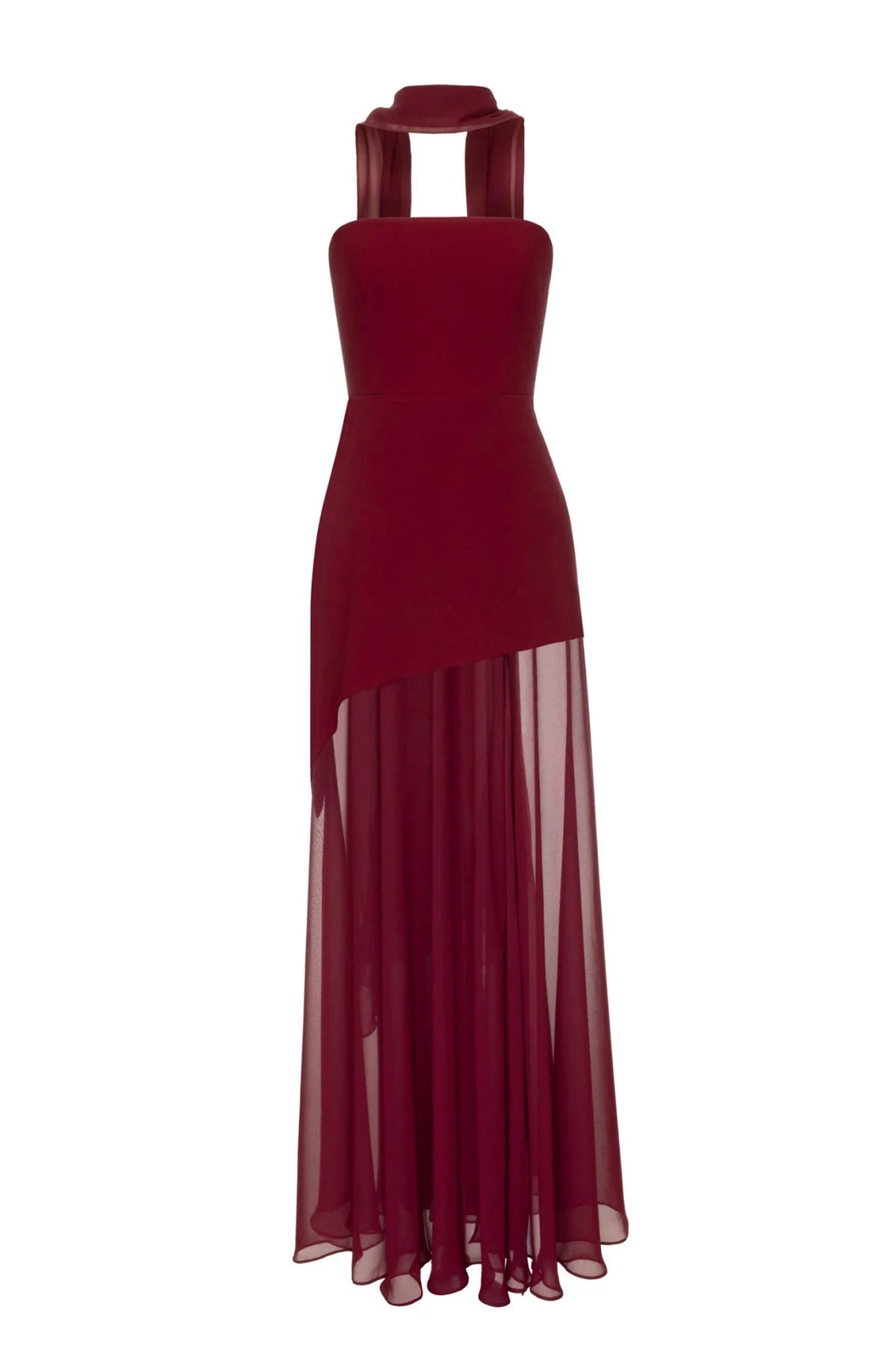 Elisse - Combhasaki Elegantes Maxikleid mit hohem Schlitz