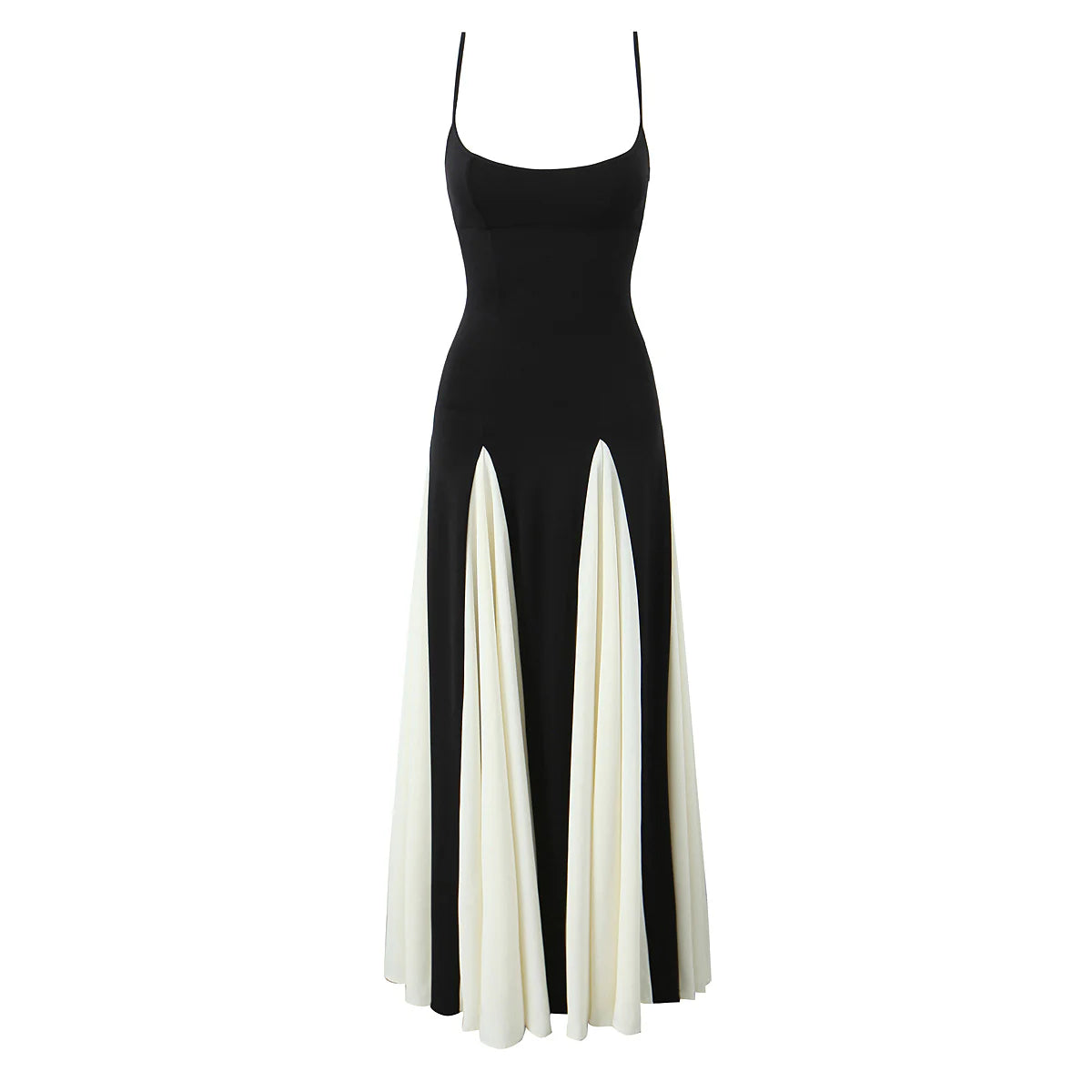 Elegantes, ärmelloses Kleid mit V-Ausschnitt