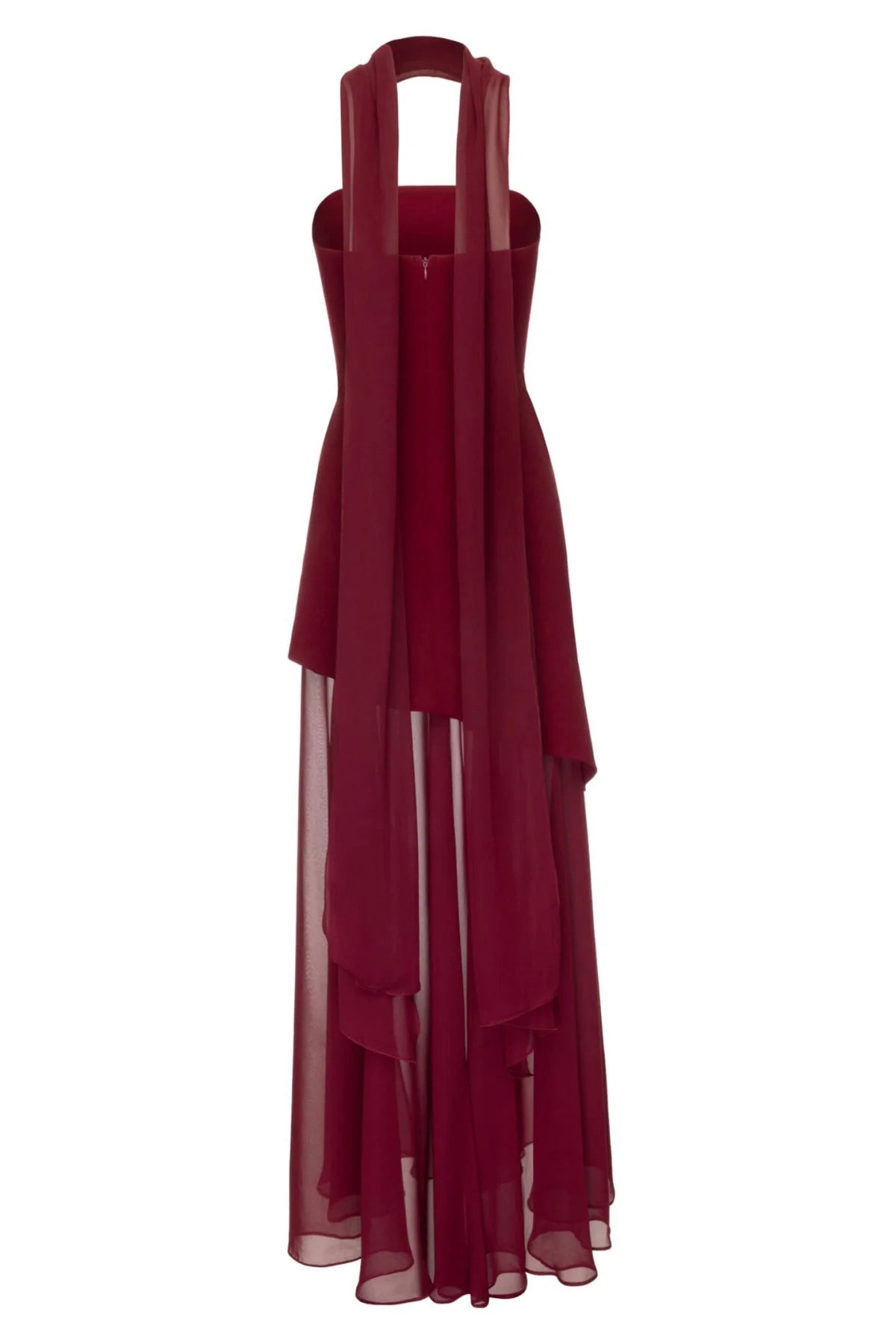 Elisse - Combhasaki Elegantes Maxikleid mit hohem Schlitz