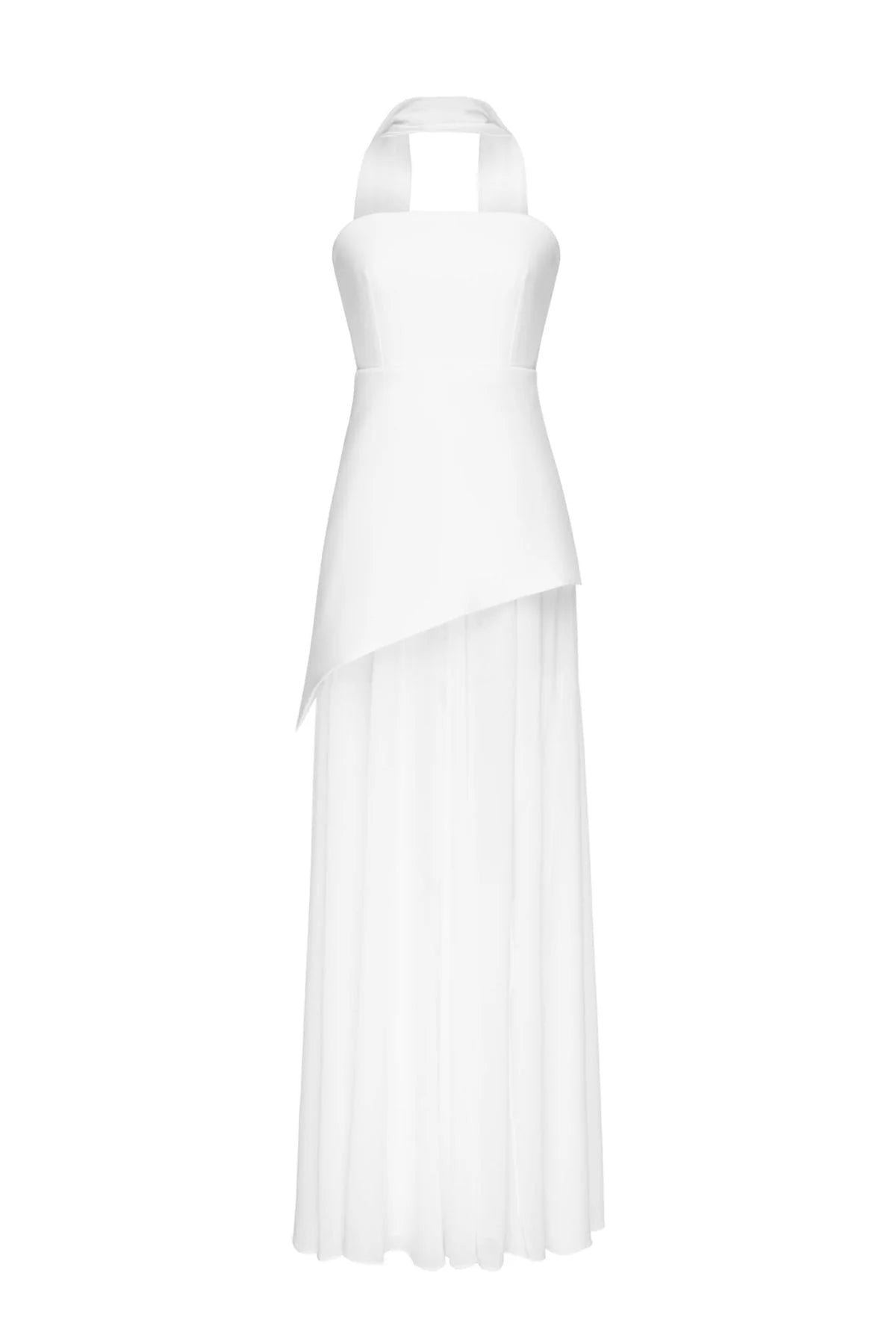 Elisse - Combhasaki Elegantes Maxikleid mit hohem Schlitz