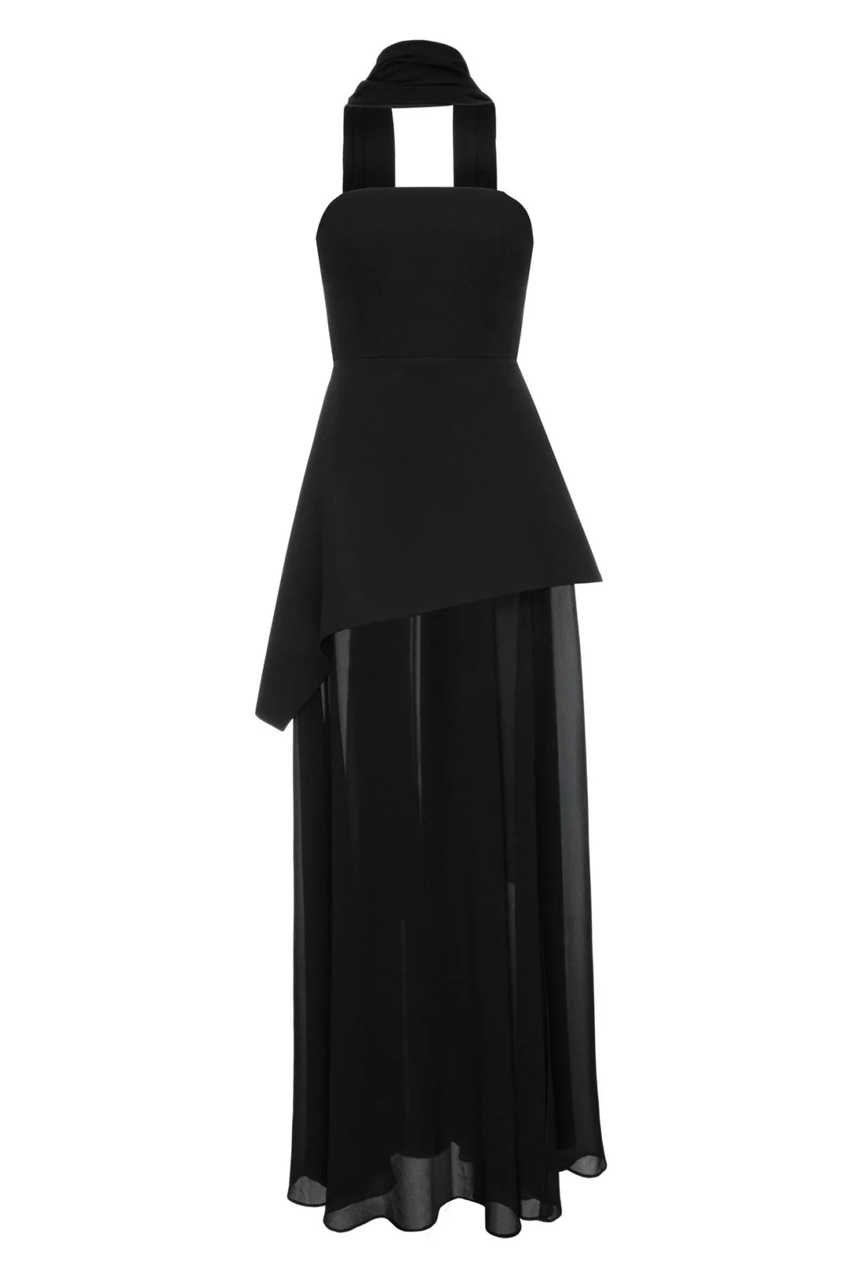Elisse - Combhasaki Elegantes Maxikleid mit hohem Schlitz