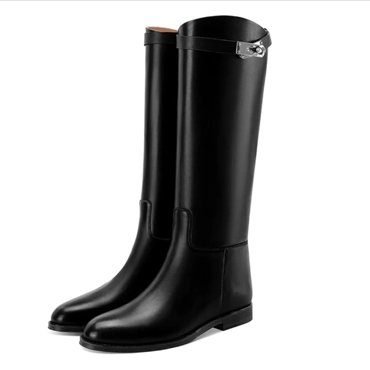Claire - Kniehohe Reitstiefel im Western-Stil