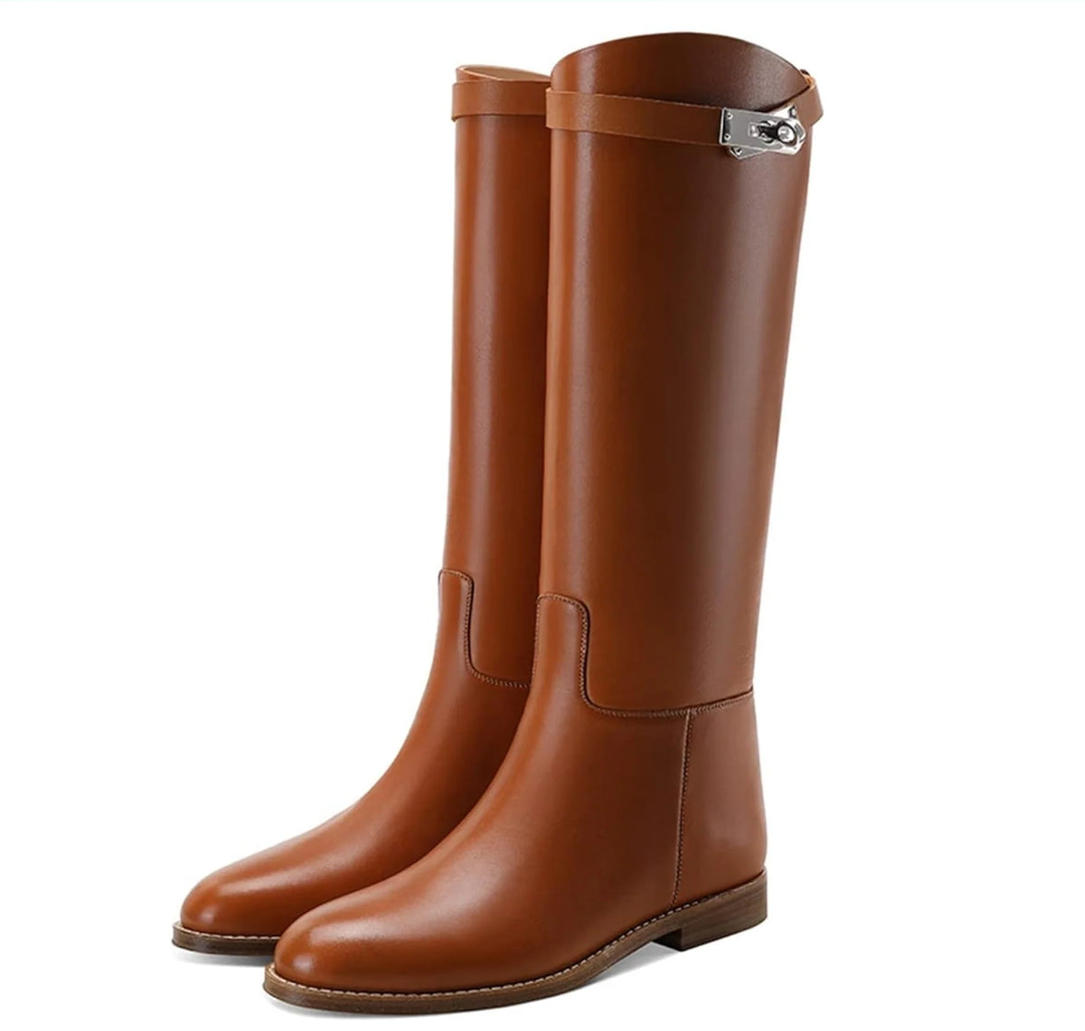 Claire - Kniehohe Reitstiefel im Western-Stil