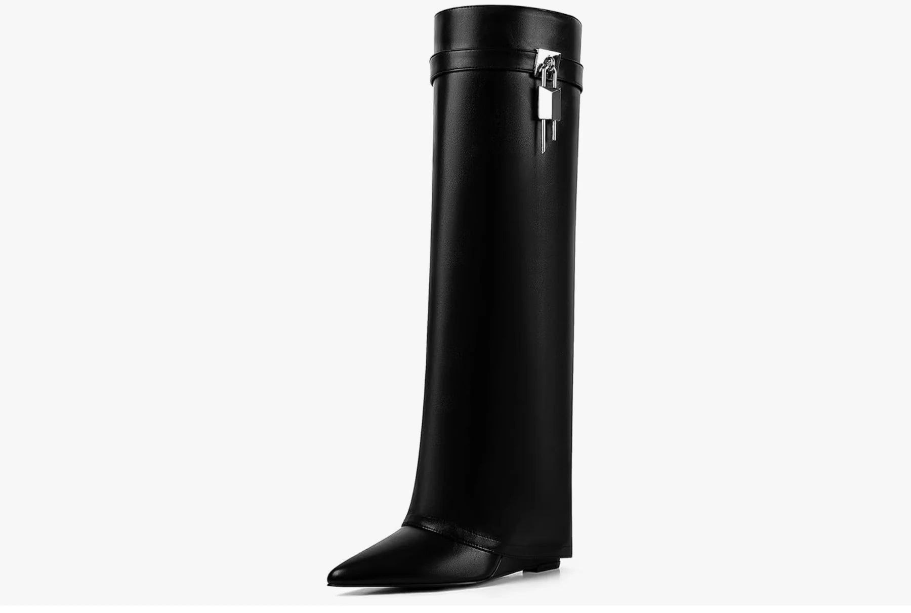 Kniehohe Stiefel im Western-Stil mit Stiletto-Absatz